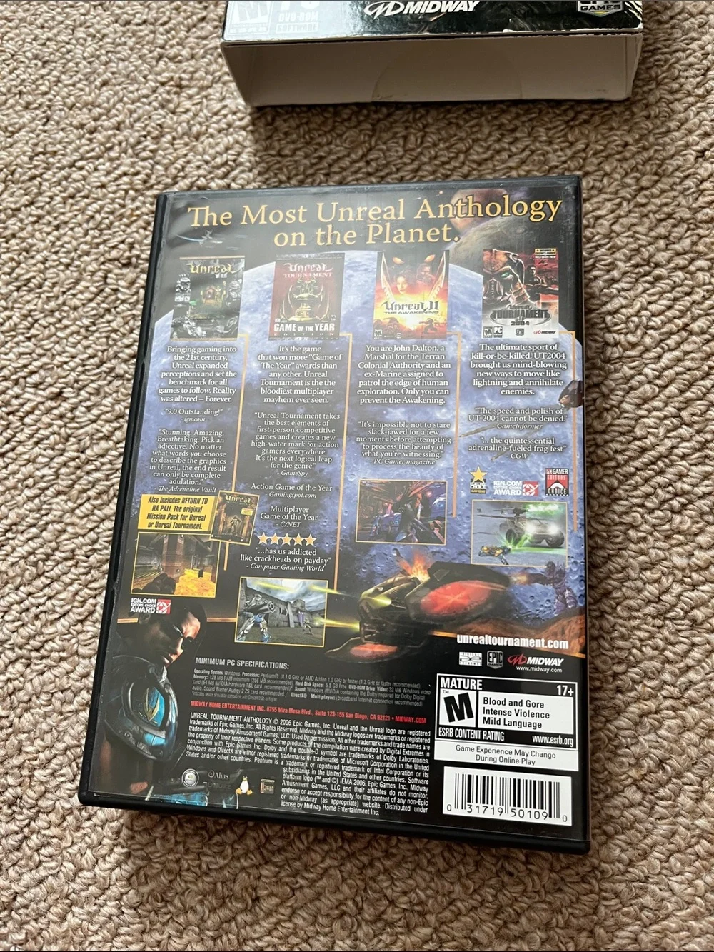 Unreal Anthology PC Game - Black Edition by Midway